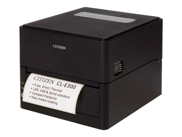 CL-E300 PRINT BARCODE CUT LAN USB SER BLK EN PWR