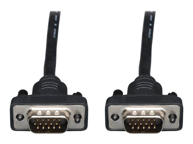 Eaton Tripp Lite Series Low-Profile VGA High-Resolution RGB Coaxial Cable (HD15 M/M), 6 ft. (1.83 m) - VGA cable - 1.8 m