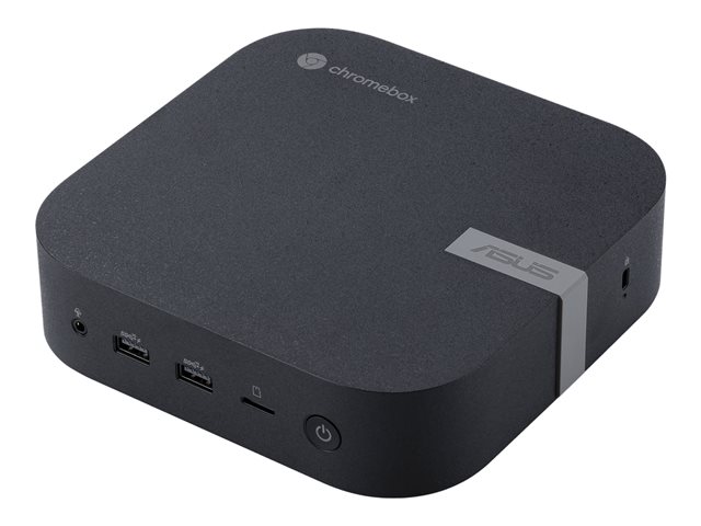 ASUS Chromebox 5 S7009UN+ - Mini PC - 1 x Core i7 1260P / up to 4.7 GHz - RAM 16 GB - SSD 256 GB - Intel Iris Xe Graphics - Gigabit Ethernet, 2.5 Gigabit Ethernet, Bluetooth 5.2, IEEE 802.11ax (Wi-Fi 6E) - Chrome OS - monitor: none - eco black