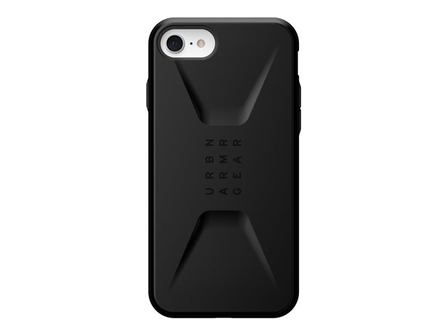 UAG Case for Apple iPhone SE (2022/2020) iPhone 8/7 [4.7-in] - Civilian Black - back cover for mobile phone