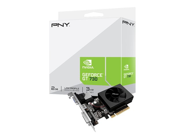 PNY GeForce GT 730 - graphics card - GF GT 730 - 2 GB