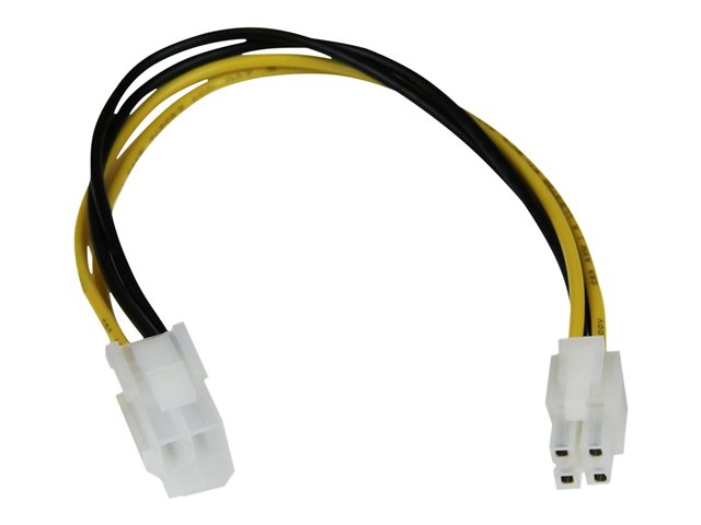 StarTech 8in ATX12V 4 Pin P4 CPU Power Extension Cable - M/F - Power extension cable - 4 pin ATX12V (M) to 4 pin ATX12V (F) - 7.9 in - ATXP4EXT - Power extension cable - 4 pin ATX12V (M) to 4 pin ATX12V (F) - 20 cm