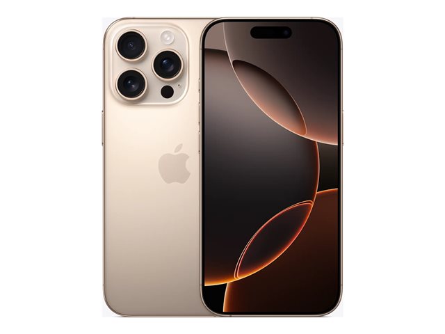Apple iPhone 16 Pro - desert titanium - 5G smartphone - 128 GB - GSM