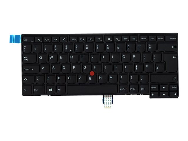 Chicony - notebook replacement keyboard - with Trackpoint - QWERTY - US/UK