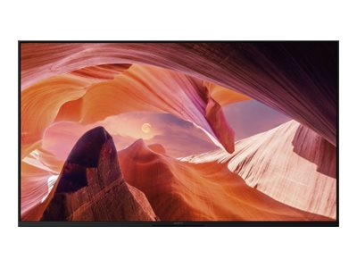 Sony Bravia Professional Displays FWD-50X80L - 50" Diagonal Class (49.5" viewable) - X80L Series LED-backlit LCD display - with TV tuner - digital signage - Smart TV - Google TV - 4K UHD (2160p) 3840 x 2160 - HDR - frame blinking, Direct LED - black