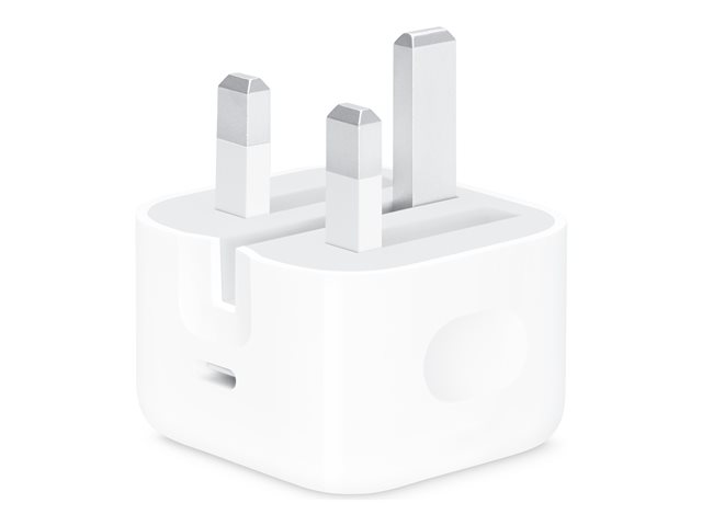 Apple - Power adapter - 20 Watt - Fast Charge (24 pin USB-C) - United Kingdom