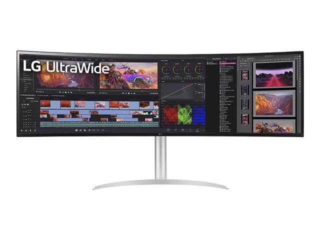 LG UltraWide 49WQ95C-W - LED monitor - curved - 49" - HDR