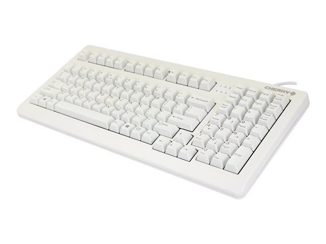 CHERRY G80-1800 - Keyboard - PS/2, USB - QWERTY - US - light grey