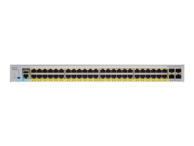 Cisco Catalyst 2960L-48TQ-LL - switch - 48 ports - Managed - rack-mountable