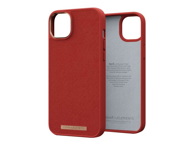 NJORD SUEDE COMFORT+ CASE FOR IPHONE 14 PLUS BURNT ORANGE