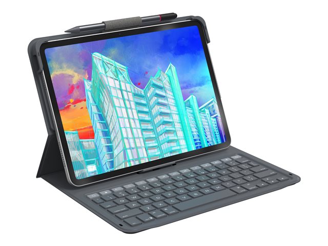 ZAGG Messenger Folio 2 - keyboard and folio case (case) - QWERTY - UK Input Device