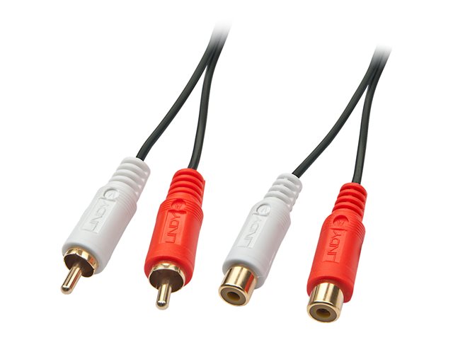 5M PREMIUM AUDIO EXTENSION CABLE PHONO MALE TO FEMALE