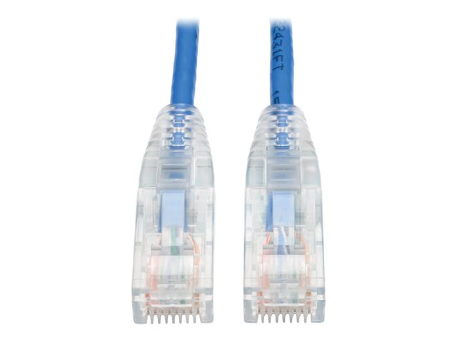 Eaton Tripp Lite Series Cat6 Gigabit Snagless Slim UTP Ethernet Cable (RJ45 M/M), PoE, Blue, 5 ft. (1.52 m) - patch cable - 1.52 m - blue