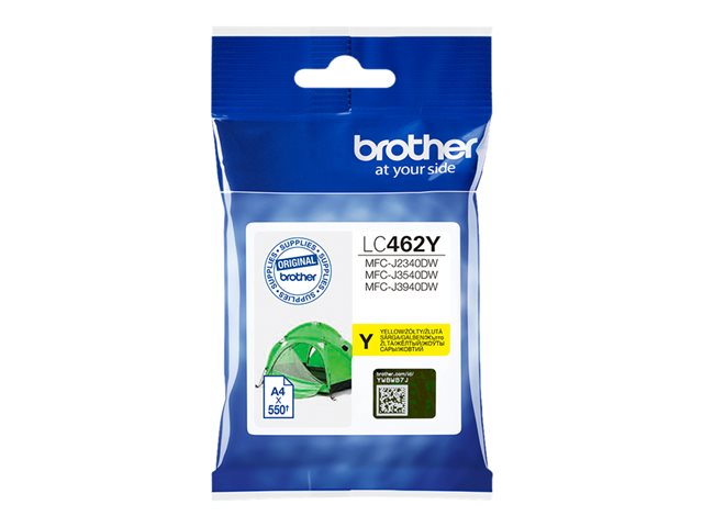 Brother LC462Y - Yellow - original - ink cartridge - for Brother MFC-J2340DW, MFC-J3540DW, MFC-J3940DW