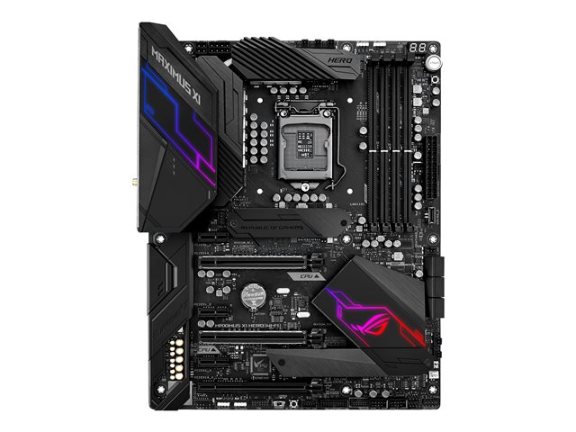 ASUS ROG MAXIMUS XI HERO (WI-FI) - Motherboard - ATX - LGA1151 Socket - Z390 Chipset - USB 3.1 Gen 1, USB-C Gen2, USB 3.1 Gen 2 - Bluetooth, Gigabit LAN, Wi-Fi - onboard graphics (CPU required) - HD Audio (8-channel)