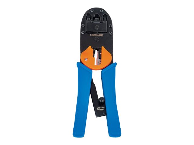 Intellinet Universal Modular Plug Crimping Tool, For RJ45, RJ12 and RJ11 modular plugs - crimp tool