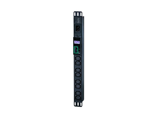 APC Easy Metered Rack PDU EPDU1016M - Power distribution unit (rack-mountable) - AC 200/208/230 V - 3680 VA - Ethernet - input: IEC 60320 C20 - output connectors: 8 (power IEC 60320 C13) - 1U - 2.5 m cord - black - for P/N: SCL500RM1U, SCL500RMI1U, SMT150
