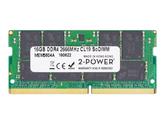 16GB DDR4 2666MHz CL19 SoDIMM