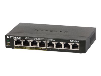 NETGEAR SOHO Gigabit Ethernet Switch GS308P - switch - 8 ports - unmanaged