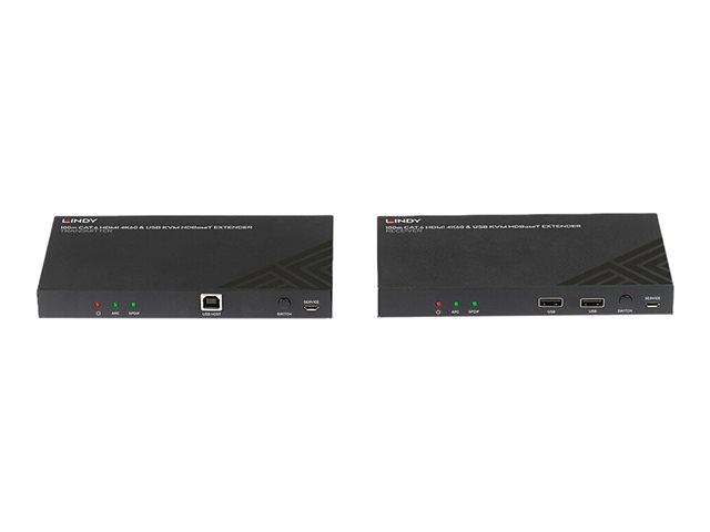 LINDY - transmitter and receiver - video/audio/infrared/serial extender - HDMI, HDBaseT