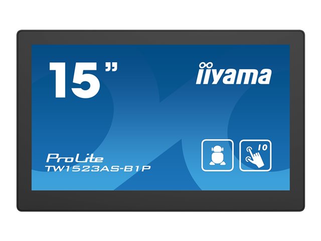 iiyama ProLite TW1523AS-B1P - LED monitor - Full HD (1080p) - 15.6"