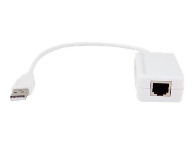 Urban Factory Adapter USB 2.0 to RJ45 Ethernet 10/100, White - network adapter - USB 2.0 - 10/100 Ethernet