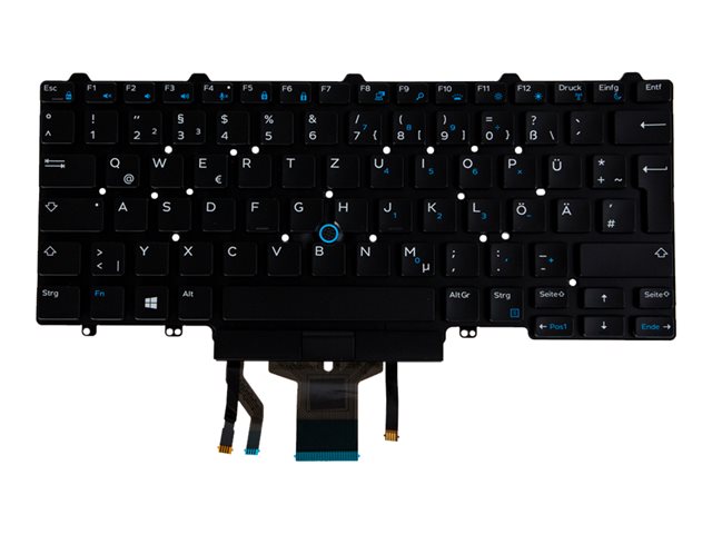 N/B KBD LATITUDE 7490 GERMAN LAYOUT 83 KEYS BACKLIT DP