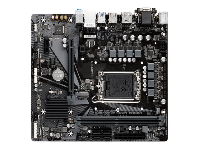 Gigabyte H610M S2H DDR4 - 1.1 - motherboard - micro ATX - LGA1700 Socket - H610