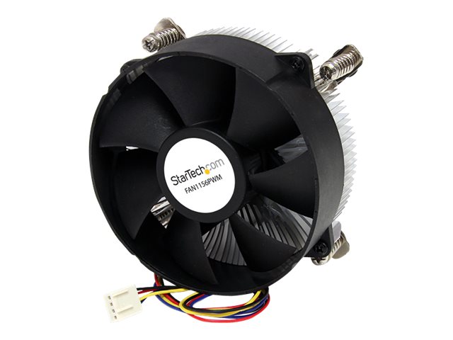 Startech 95mm CPU Cooler Fan with Heatsink for Socket LGA1156/1155 - w/ Pulse Width Modulation (PWM) (FAN1156PWM) - Processor cooler - (for: LGA1156, LGA1155) - aluminium - 95 mm