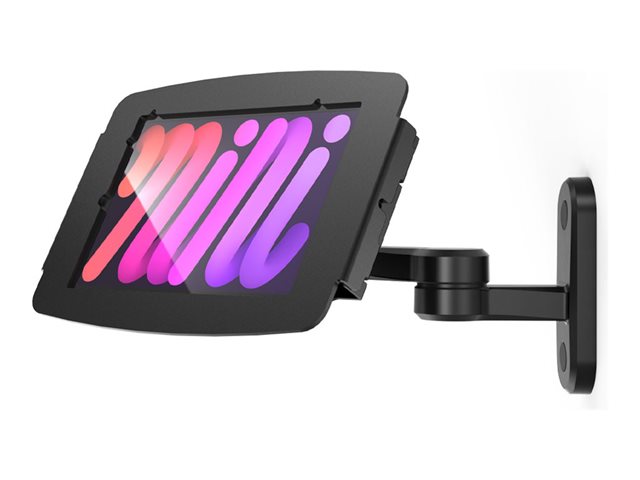 Compulocks iPad Mini 8.3" Space Enclosure Swing Wall Mount - Mounting kit (articulating arm, enclosure, swing arm) - for tablet - lockable - high-grade aluminium - black - screen size: 8.3" - wall-mountable, surface mountable, counter top - for Apple iPad