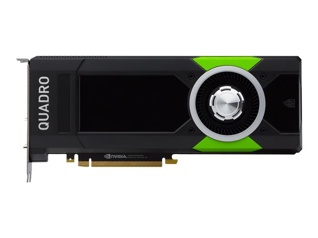 NVIDIA Quadro P5000 - Graphics card - Quadro P5000 - 16 GB GDDR5X - PCIe 3.0 x16 - DVI, 4 x DisplayPort - for Workstation Z4 G4, Z440, Z6 G4, Z8 G4, Z840