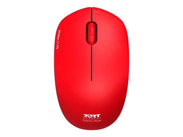 PORT Connect Collection - mouse - 2.4 GHz - red