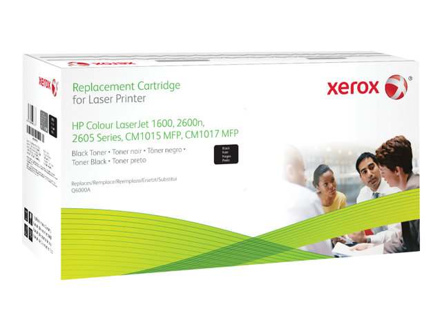 Xerox - black - compatible - toner cartridge (alternative for: HP Q6000A)