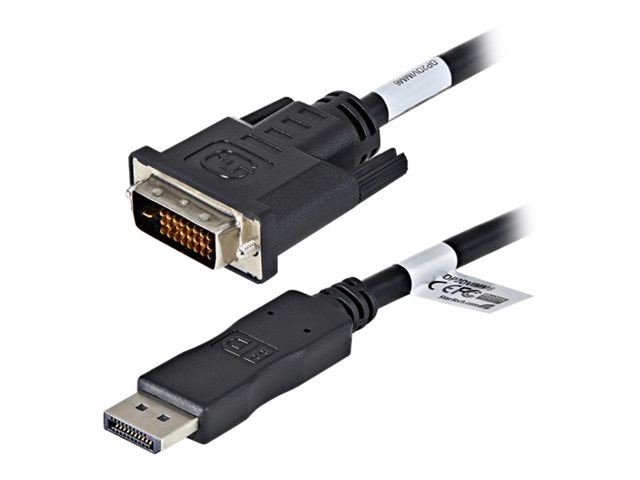 StarTech 10-Pack 6ft DisplayPort to DVI Cable, DisplayPort 1.2 to DVI-D Video Adapter Cable, 1080p, Passive DP++ to DVI Monitor Converter Cable, DP to DVI Digital Display, Male to Male - Passive DP 1.2 to DVI (DP2DVIMM6X10) - Adapter cable - DisplayPort (