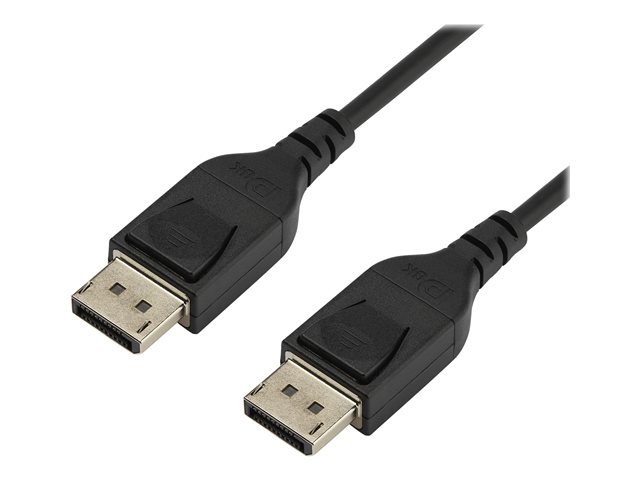 StarTech 3ft/1m VESA Certified DisplayPort 1.4 Cable, 8K 60Hz HBR3 HDR, Super UHD DisplayPort to DisplayPort Monitor Cord, Ultra HD 4K 120Hz DP 1.4 Slim Video Cable M/M DP Connectors - DP 1.4 Latching Cable - DisplayPort cable - DisplayPort (M) latched to