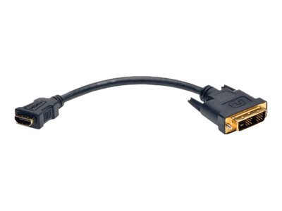Eaton Tripp Lite Series HDMI to DVI-D Adapter Cable (F/M), 8 in. (20.3 cm) - adapter - HDMI / DVI - 20.32 cm