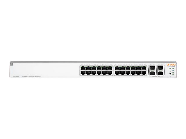 HPE Aruba Instant On 1930 24G Class4 PoE 4SFP/SFP+ 195W Switch - switch - 28 ports - Managed - rack-mountable