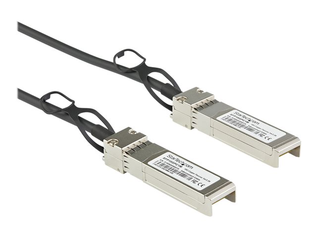 StarTech.com Dell EMC DAC-SFP-10G-3M Compatible 3m 10G SFP+ to SFP+ Direct Attach Cable Twinax, 10GbE SFP+ Copper DAC 10 Gbps Low Power Passive Mini GBIC/Transceiver Module DAC, SFP Plus - Lifetime Warranty (DACSFP10G3M) - 10GBase direct attach cable - 3 