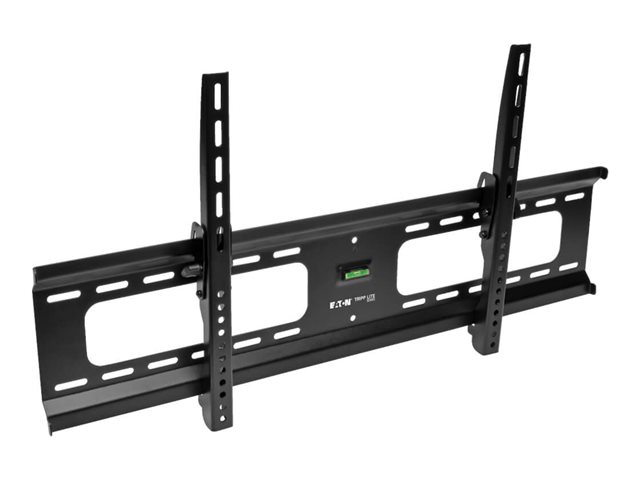 Eaton Tripp Lite Series Heavy-Duty Tilt Wall Mount for 37" to 80" TVs and Monitors, Flat or Curved Screens, UL Certified bracket - for flat panel - black