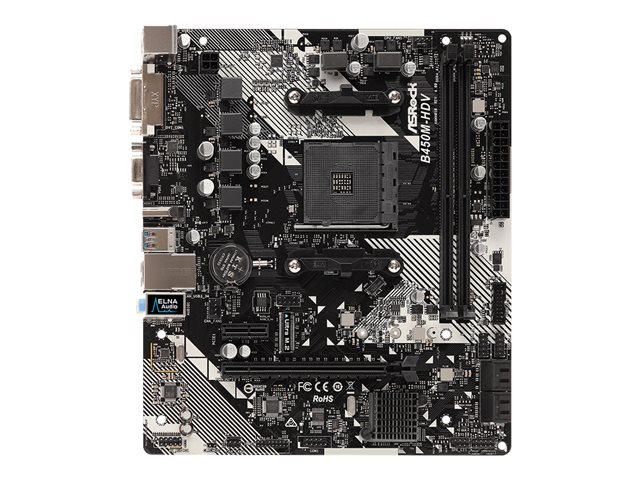B450M-HDV R4.0 AM4 2 DDR4 4XSATA3 M2 PCIE 3 X16 7.1 CH
