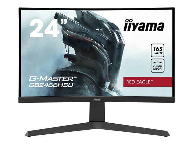 iiyama G-MASTER Red Eagle GB2466HSU-B1 - LED monitor - curved - Full HD (1080p) - 24"