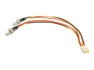 StarTech 6in TX3 Fan Power Splitter Cable - Fan power splitter - 3 pin internal power (F) to 3 pin internal power (M) - 5.9 in - TX3SPLITTER - Fan power splitter - 3 PIN internal power (F) to 3 PIN internal power (M) - 15 cm - for P/N: FAN12025PWM, FAN5X1
