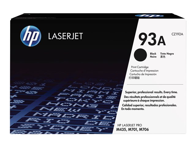 HP 93A - CZ192A - 1 x Black - Toner cartridge - For LaserJet Pro M435nw