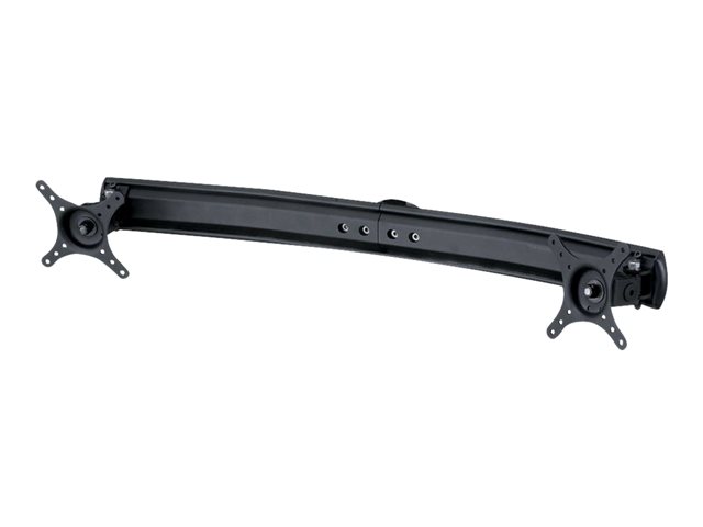 DUAL CURVED ARM BRACKET SUPP UP TO 8KGS BLACK