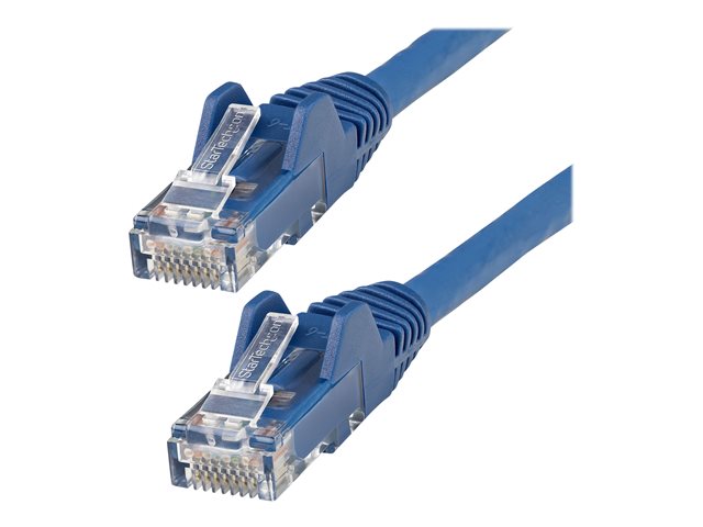Startech 3m LSZH CAT6 Ethernet Cable, 10 Gigabit Snagless RJ45 100W PoE Network Patch Cord with Strain Relief, CAT 6 10GbE UTP, Blue, Individually Tested/ETL, Low Smoke Zero Halogen - Category 6 - 24AWG (N6LPATCH3MBL) - Patch cable - RJ-45 (M) to RJ-45 (M