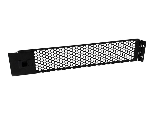 2U BLANKING PANEL VENTED HINGED SERVER RACK MOUNT FILLER PANEL