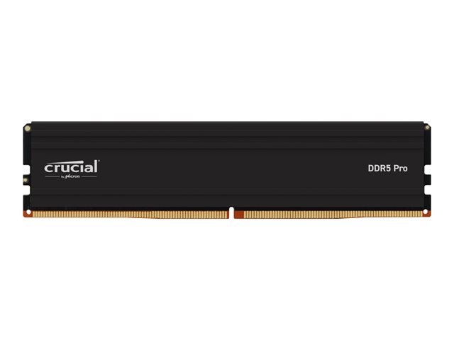 Crucial - DDR5 - module - 24 GB - DIMM 288-pin - 5600 MHz / PC5-44800 - CL46 - 1.1 V - unbuffered - on-die ECC - black