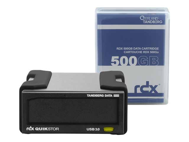 RDX Ext Drive Kit 500GB Inc Win Backup