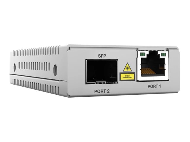 Allied Telesis AT MMC1000/SP - fibre media converter - 1GbE - TAA Compliant