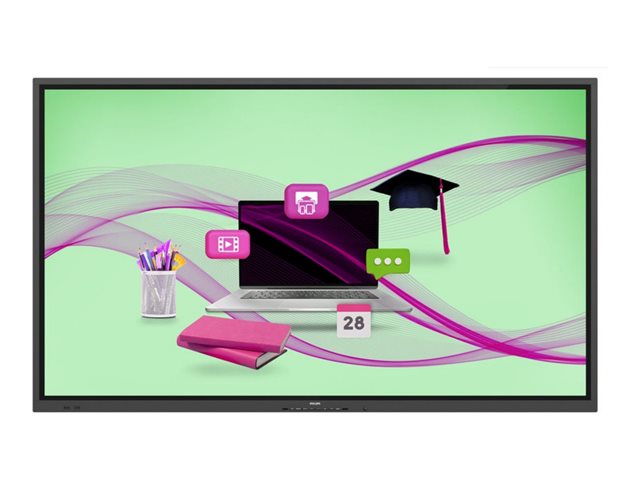 Philips 75BDL4152E E-Line - 75" Class (74.5" viewable) LED-backlit LCD display - 4K - for digital signage / interactive communication